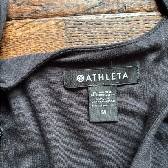 Athleta black Santorini midi dress NWOT size medium - Picture 8 of 13